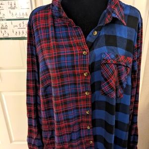 Fun Light Flannel Torrid Sz 4 Never worn